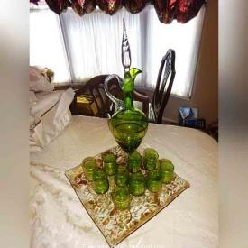 MaxSold Auction: This online auction features Prints, Iron Foot and Headboard, Antique Scale, Canister Set and Lemons, Jewelry, Vintage Lamps,Brass,Ceramic Decor, Decanter Set, Samovar, Silver Plate, Teacups and Saucers,Wood China Cabinet and much more.
